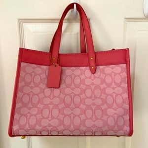 Coach “Field Tote” with Shoulder strap
